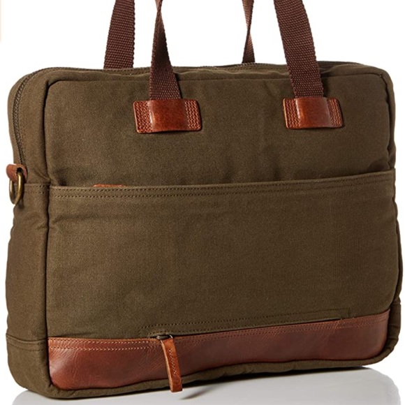 NWT Timberland nantasket canvas briefcase - Picture 2 of 9